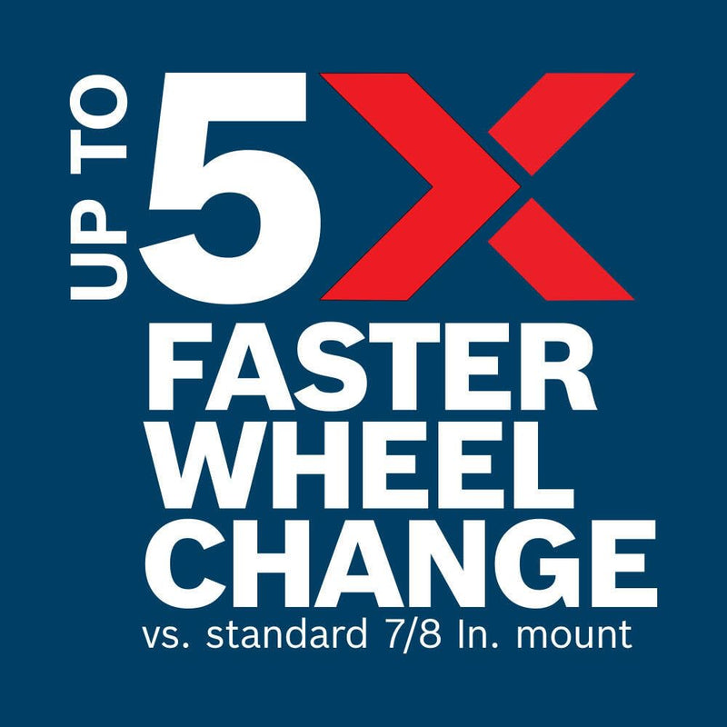 BOSCH WBX428 4-1/2 In. X-LOCK Arbor Carbon Steel Full Cable Knotted Wire Wheel For Applications in Difficult Brushing in Tight Places for Cleaning Welds Carbon Steel Wire Wheel 4-1/2 In.