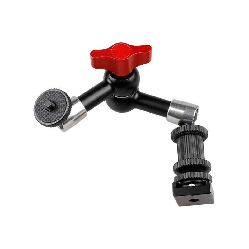 CAMVATE 7" Articulating Magic Arm + 1/4" Cold Hot Shot Mount for Camera LED Light Monitor - 1088