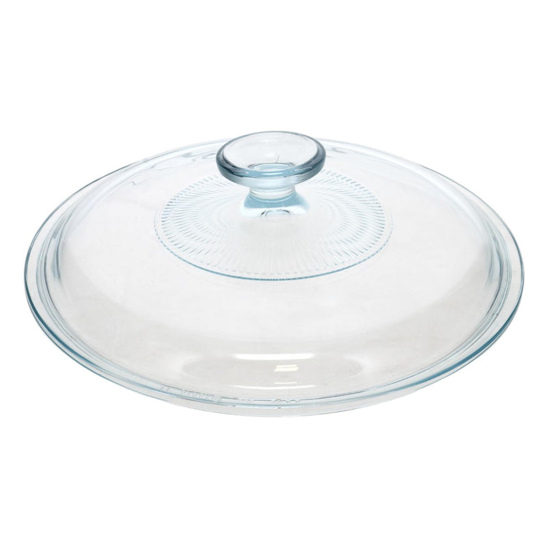 CorningWare G-5C Clear 1.5 Quart Fluted Round Replacement Glass Lid