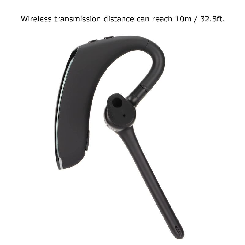 Single Ear Hanging Headphones, Bluetooth Headphones F910 Wrap Around Earphones Bluetooth 5.0 Single Ear Business Headphones with Noise Cancelling Microphone, for Sports