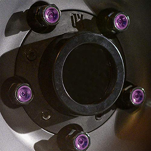Dorman 712-X95J Wheel Nut Cap, Purple Aluminum, 20 Pack