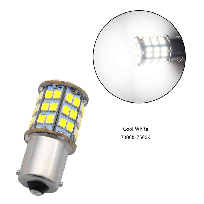 GRV Ba15s 1156 1141 LED Bulb 4W 56-2835SMD Super Bright AC/DC12V-24V 40W Halogen Replacement for RV Trailer Camper Motorhome Interior Lights Cool White Pack of 6 Pack of 6 (4Watt)