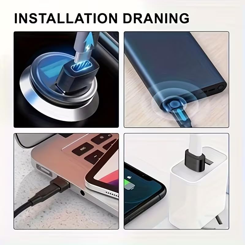 8pcs USB to USB C Adapter OTG USB Type C Female to USB Adapter Converter Connector for Laptop Car Smartphone Headphone Mic PC (8pcs) 8pcs