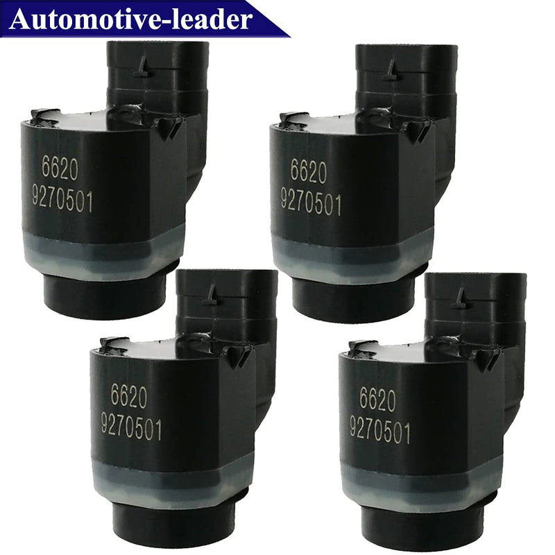 4Pcs 66209270501 Rear PDC Parking Sensor Bumper Parking Assist Sensor for BMW 04-10 X3 (E83), 07-10 X5 (E70), 08-11 X6 (E71 E72), for Volvo 08-09 V70, 10-15 XC60, 08-09 XC70 4Pcs 66209270501
