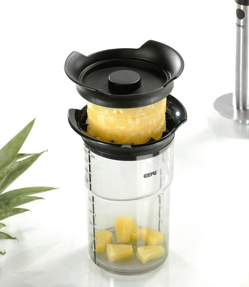 Gefu 13550 Pineapple Slicer, Silver & Black