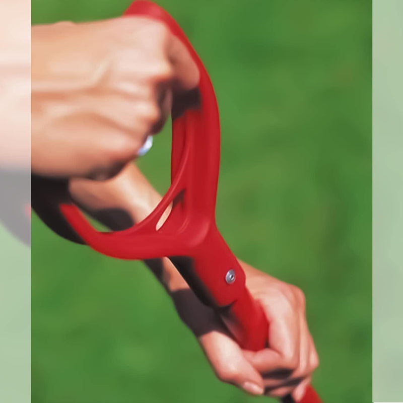 WOLF Garten ZMAD Multi-Change Aluminium D-Grip Handle, Red, 85 cm