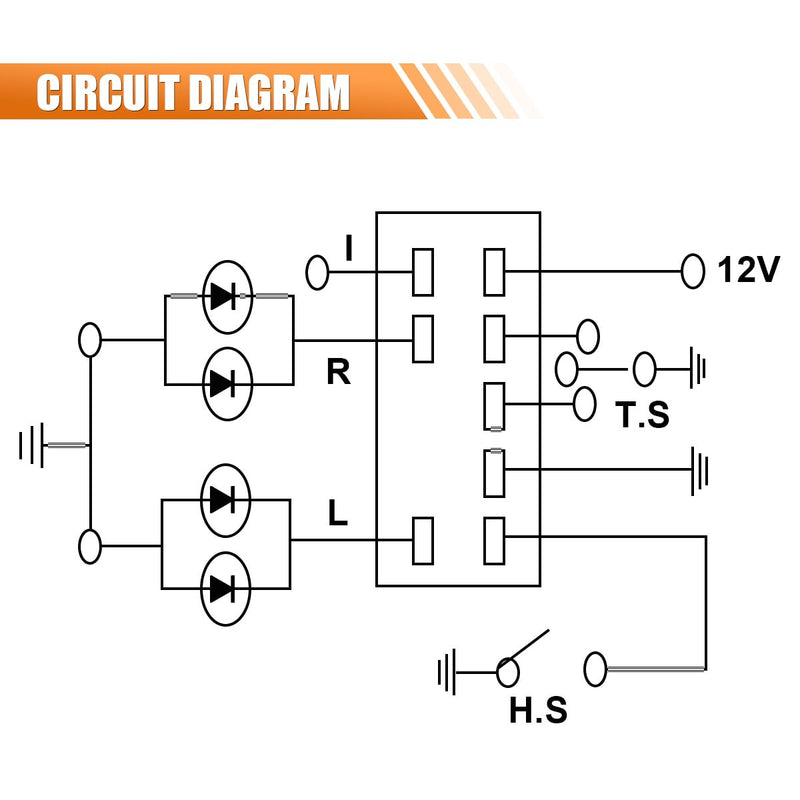 Car LED Flasher Assy Relay, 8 Pin LM449 81980-50030 066500-4650 Auto Turn Signal Relay, Car Light Accessory to Fix Hyper Flashing, Tits Lexus Scion Turn Signal Light Bulbs