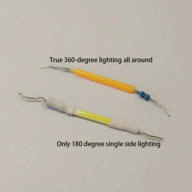 4 PCS LED Car Festoon Dome Interior Light 31MM 36MM 39MM 41MM COB Filament Reading Map Door Bulbs,Refrigerator Light Bulbs, RV Fridge Light Bulbs(White, 41MM) White