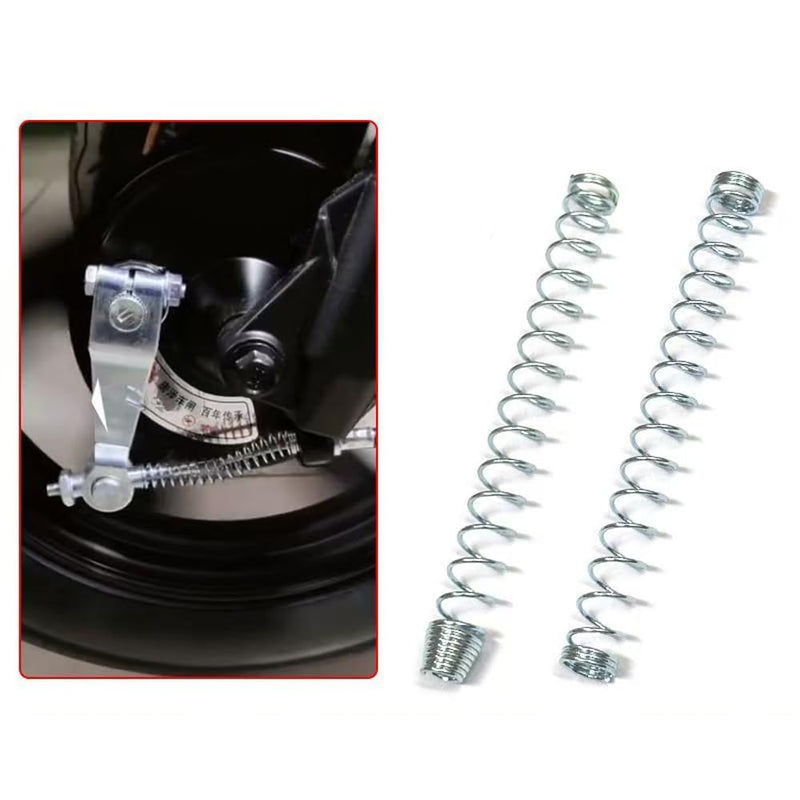 6 Pack Rear Brake Cable Spring Replacement 4 Inch Adjusting Joint Pin Return Springs Parts for Bicycle ATV Scooter Motorcycle Rear Drum Brake Cable Adjuster Nut Spring Kit Clutch Cable
