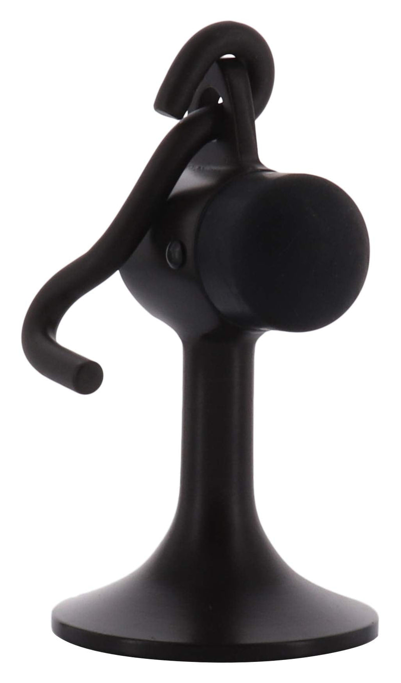 C.R. LAURENCE DL2521DU CRL Dark Bronze Floor Mounted Heavy-Duty Door Stop with Hook and Holder