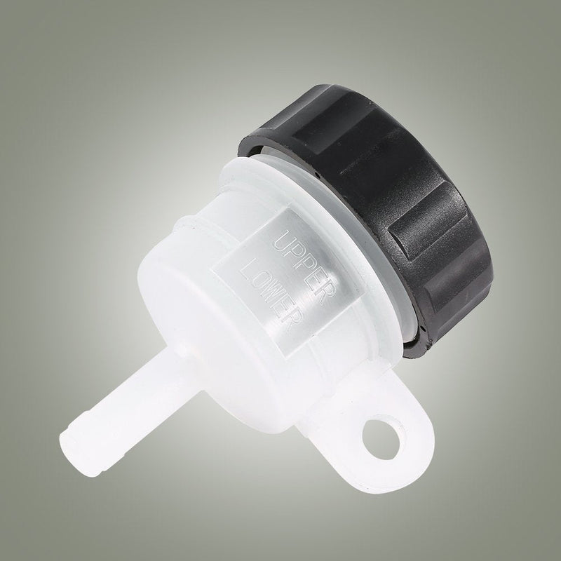 Motorcycle Rear Brake Reservoir - Universal Foot Rear Brake Master Cylinder Tank Oil Cup Fluid Bottle Reservoir