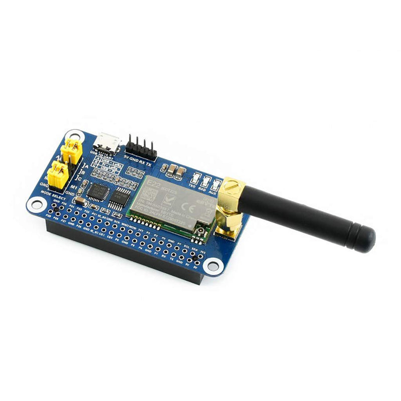 SX1262 LoRa HAT for Raspberry Pi, 915MHz Long Range LoRa Module with 5km Communication, Low Power IoT Wireless Expansion Board, Fits Arduino/STM32