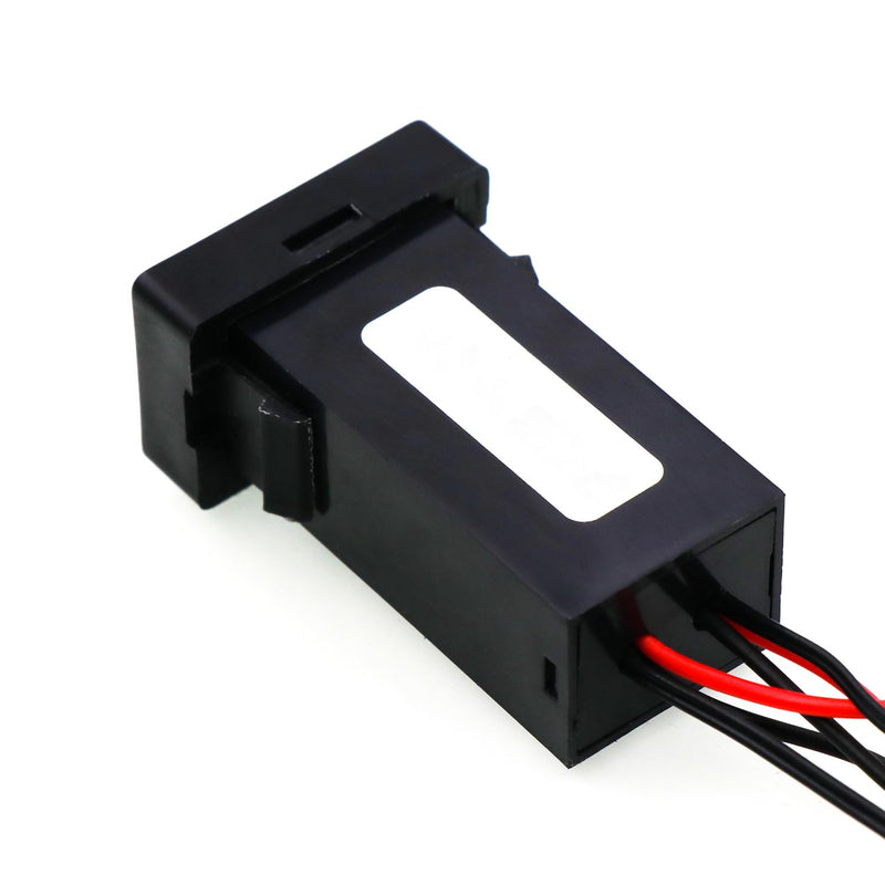 Car Internal and External Temperature Display, Fahrenheit Temperature, Dual Temperature Sensors Use for Toyota (Type A) Type A (Imperial) 1