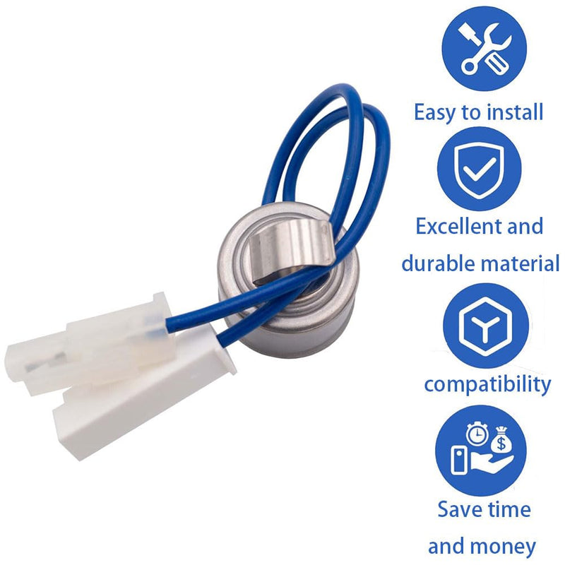 242046001 Refrigerator Defrost Thermostat, Replacement Parts 240386402, AP4508400, 1564839, AH2378768, EA2378768, and PS2378768 L47-22F