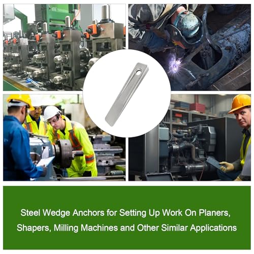 WG-5 Welding Wedge Pipe Wedge, 5 inch Steel Wedges for Leveling, Spacing Wedges for Welding Pipe Spacer Wedge for Planers, Shapers, and Other Applications, Small Metal Wedges, Wedge Tool Anchors