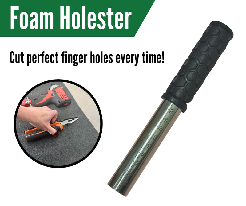 Kaizen Foam Cut Kit - Deluxe | Kaizen Foam Cutting Tool Kit | Kaizen Foam Cutting Tools Kit | Kaizen Foam Tools | Kaizen Foam Knife | Kaizen Foam Knife (Deluxe (w/Kaizen Holester) Deluxe (w/ Finger Hole Tool)