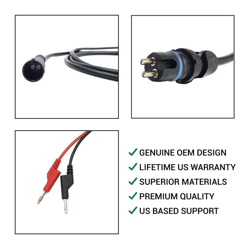 ABS Diagnostic Multimeter Cable Adapter with Case for Heavy Duty Semi Trucks and Semi Trailers 1 Set + EVA Case