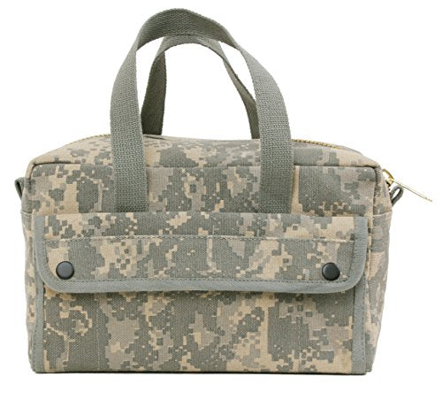 Rothco Mechanics Tool Bag with Brass Zipper ACU Digital Camo