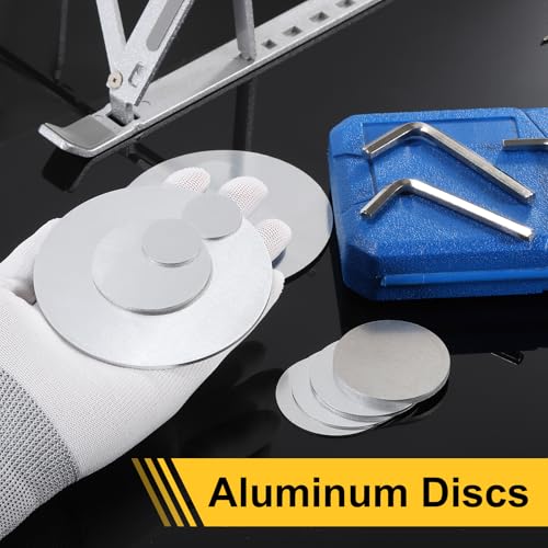 uxcell 4Pcs Aluminum Disc, 6"(150mm) Diameter 0.08"(2mm) Thickness Round Aluminum Sheets 1060 Aluminum Circle Plates for Metal Stamping 150mm x 2mm 4