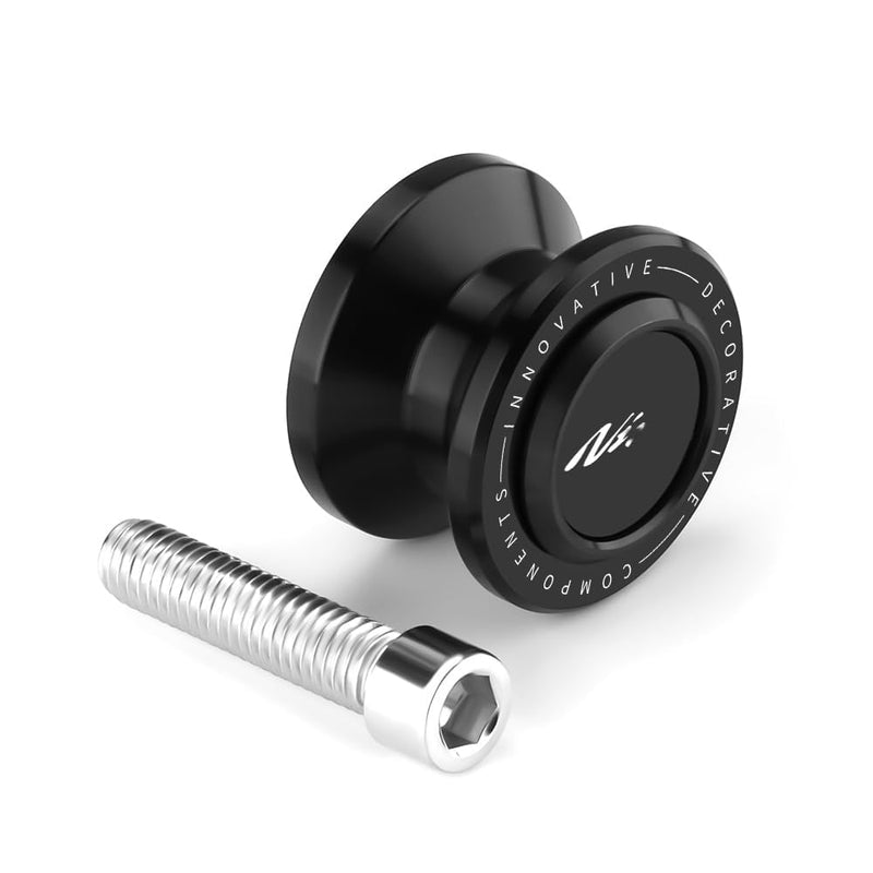 8MM Swingarm Spools Fit For Ninja 400 650 1000SX ZX-6R ZX-10R ZX-25R 2023 2024 2025 Rear Frame Stand NINJA 400 650 Swingarm Spools Frame Sliders ZX6R Accessory ZX10R Accessories BK black