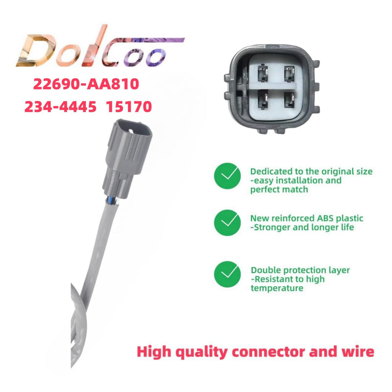 234-4445 15170 22690AA810 Oxygen O2 Sensor Downstream fit for Subaru Outback Legacy Impreza Forester 2001 2002 2003 2004 2005 2006 2007 2008 2009 2010 2011 2012,2.5L,22690-AA810 2344445