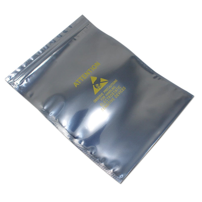 PABCK 20Pcs Large Anti Static Bag Self Seal Antistatic ESD Bag 8.3x11.8inch | Resealable ESD Shielding Bag for Motherboard HDD GPU Anti-static Marking Printed for Computer Accessories Electronic Device 8.3x11.8 inch 20