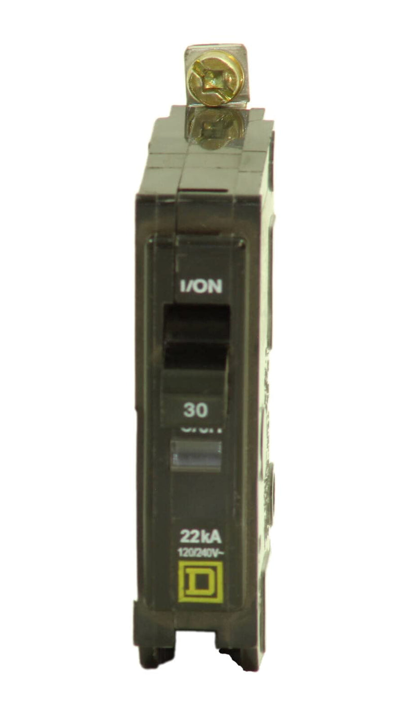 Square D Bolt-On Circuit Breaker, 30 Amp, QOB130