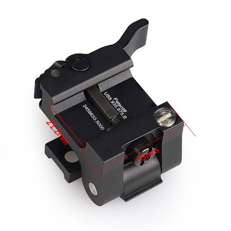 FTC 2.26/2.91 G33 G43 G45 3X/5X 6X Magnifier Flip-to-Side Mount Kit Tactical Optics Base Adapter QD Quick Release/Detach with Heighten Spacer Combo G33 G43 G45 Standard Mount