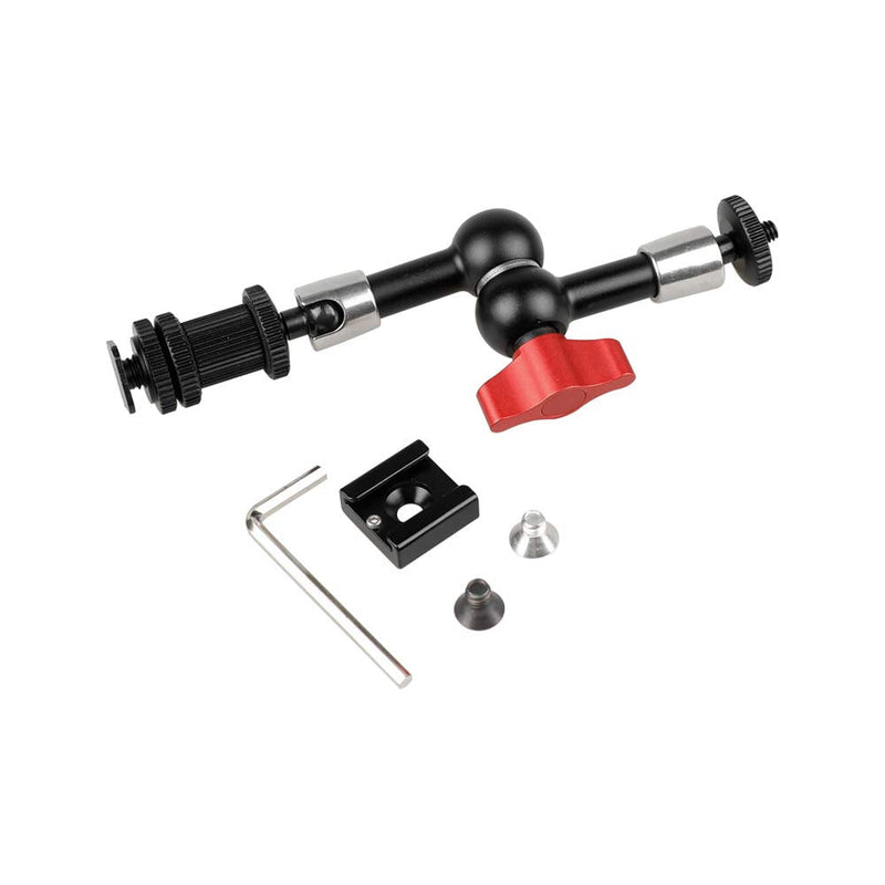 CAMVATE 7" Articulating Magic Arm + 1/4" Cold Hot Shot Mount for Camera LED Light Monitor - 1088