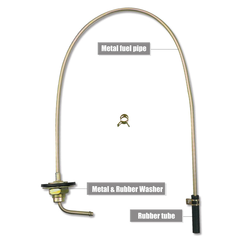 Heater Fuel Tank Standpipe 650mm x 5mm Fits for Webasto and Water Heaters Replacement 1320399A 35320A