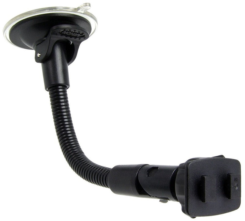 ARKON Windshield and Dash Car Phone Holder Mount & Replacement Upgrade or Additional Windshield Suction Mounting Pedestal with Flexible Gooseneck Dual T Pattern Compatible Holder Mount + Mounting Pedestal