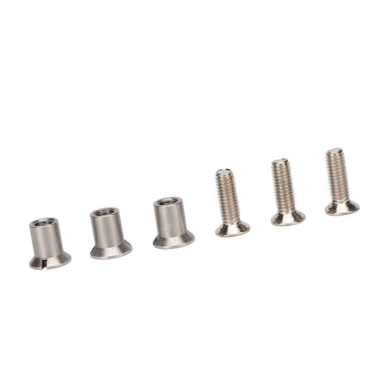 Screw Set, Universal 10.5 x 1/4 NAB Hub Tape Reel Screw Set, 3Pcs NAB Hub Screw Set for RMGI Reels, 3 Screws and Sleeves for Reel to Reel Tape Recorders