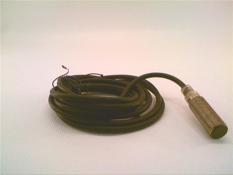 OMRON E2B-M12KS04-WP-B1 2M 12 MM DIAMETER, 2 METER CABLE, 4MM SENSING DISTANCE, BRASS, CYLINDRICAL, E2B SERIES, METRIC THREAD, NORMALLY OPEN, PNP, PRE-WIRED, PROXIMITY SENSOR, PVC, SHIELDED, SHORT BOD