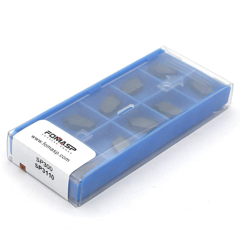GTN-3 (SP300) CNC Grooving Carbide Inserts Steel Fit for SPB326 Lathe Grooving Cutting Tools 10pcs