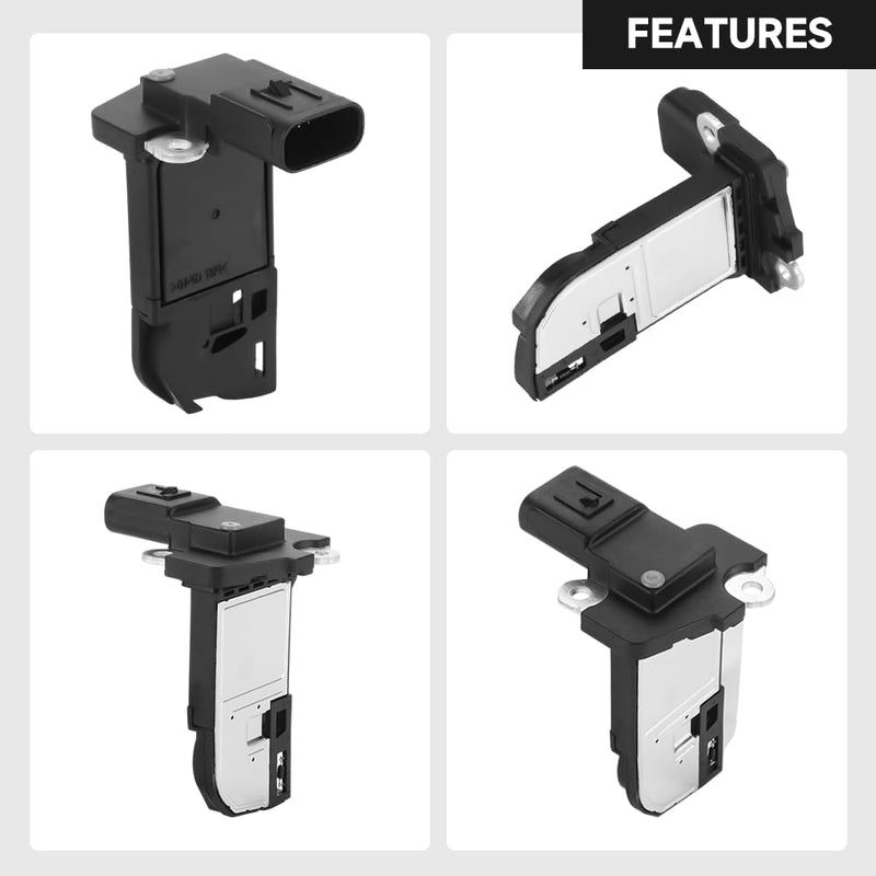 Mass Air Flow Sensor - Compatible for Ford Focus 2.0L 2012-2016, Escape 2.5L 2017-2018 & Electric 2012-2014 - Replace Part CP9Z12B579B - 1 Pcs - 0 - 100 g/s - Direct Mount - Automotive Sensor