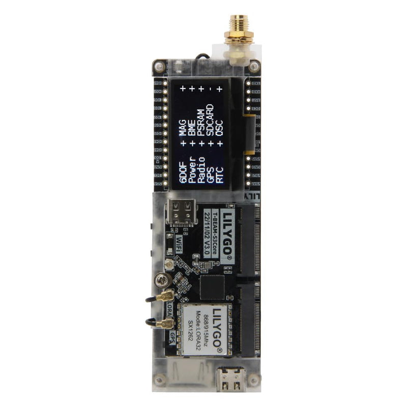 LILYGO T-BeamSUPREME Meshtastic 915Mhz ESP32-S3 UBLOX M10S GPS TTGO Development Board with 1.3 inch SH1106 OLED LoRa Module UBLOX M10S Meshtastic