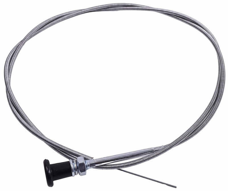 New 237 Rotary Universal Push Pull Choke Cables Conduit 60" Inner Wire 36" Travel 2-3/4"