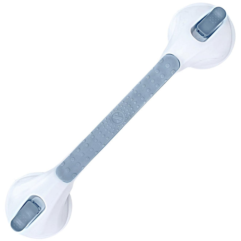 SlipX Solutions 17” Bath & Shower Grab Bar | Balance Assist Grab Bars for Shower | Safe Grip | Shower Handles for Elderly Suction | Suction Cup Bathroom Accessories | No Tools, No Drill | Removable 1