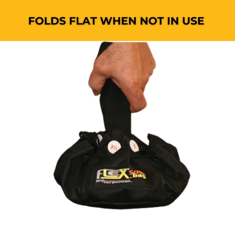 FastCap 80589 6 Pocket FLEX Organizer Screw Bag | Made with 6 compartments, Made of Ballistic Nylon, 80589