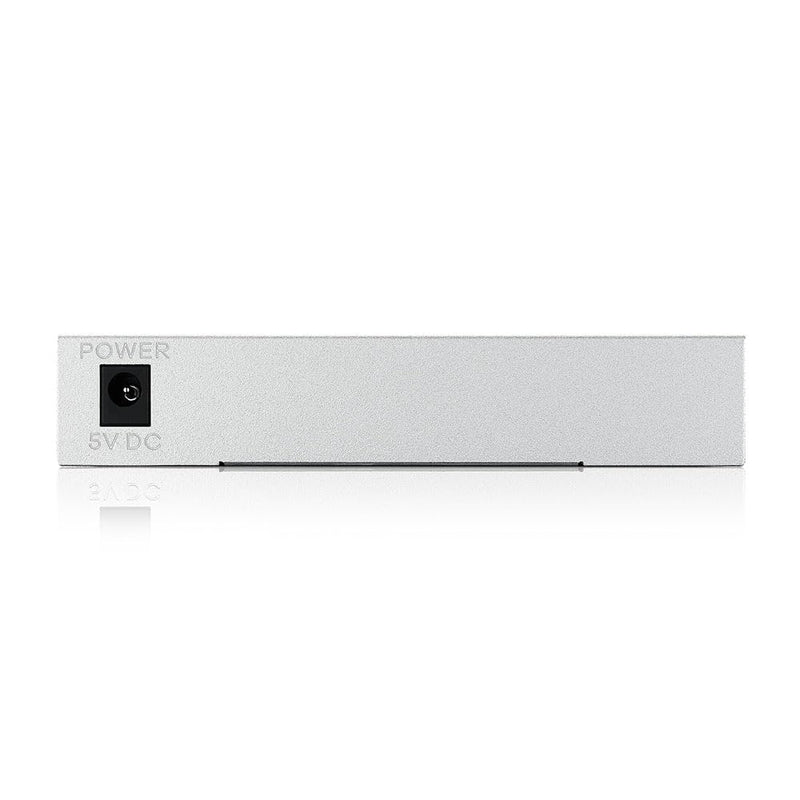 Zyxel 8-Port Gigabit Unmanaged Ethernet Switch, Ethernet Splitter, Desktop or Wall Mount [GS-108B v5] 8-Port | Metal