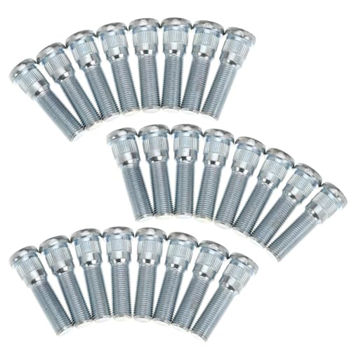 1/2-20 Inch Wheel Stud with Nuts for Trailer for Axles 2000 lb to 3500 lb for Dexter 4400 lb with 1/2"-20 UNF Thread Size (24Sets) 24Sets