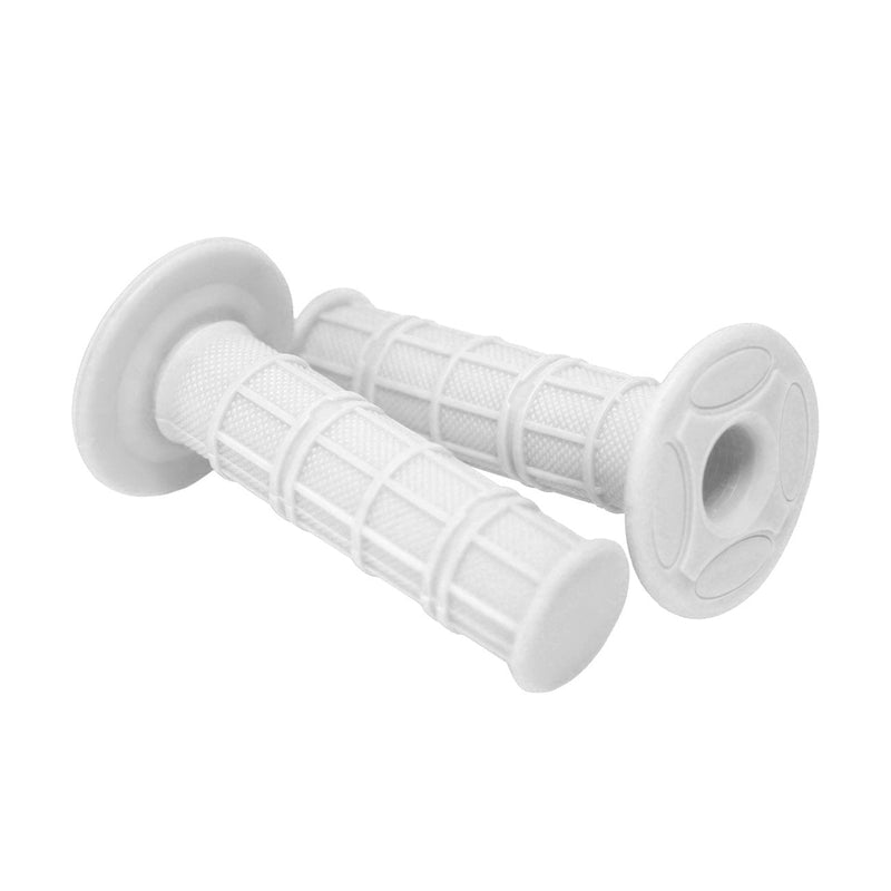7/8" Practical Motorcycle Hand Grips Dirt Bike Motocross Gel Handlebar 2Pc White