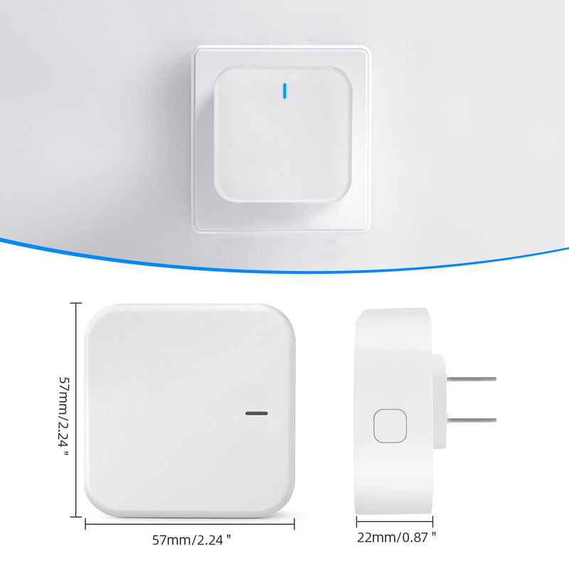 Wi-Fi Gateway for Tuya Smart Door Lock, Wi-Fi Bridge for Bluetooth Lock Remotely Control with Tuya/SmartLife App, Gateway Smart Hub Remote Control for Door Locks