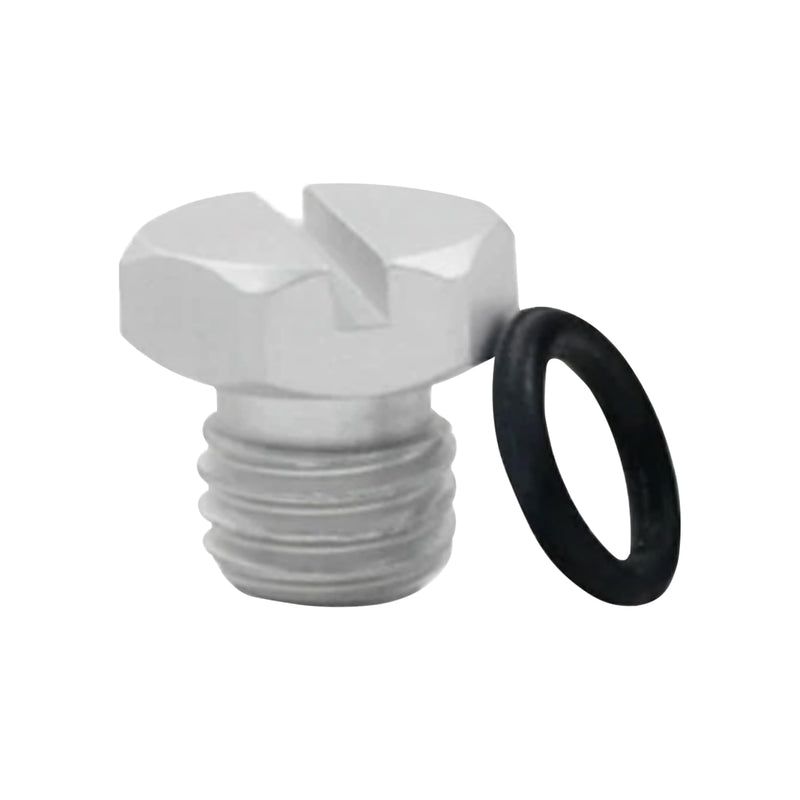 iFJF Billet Aluminum Air Bleeder Screw Replacement for 2001-2017 6.6L Duramax Diesel Fuel Filter Silver