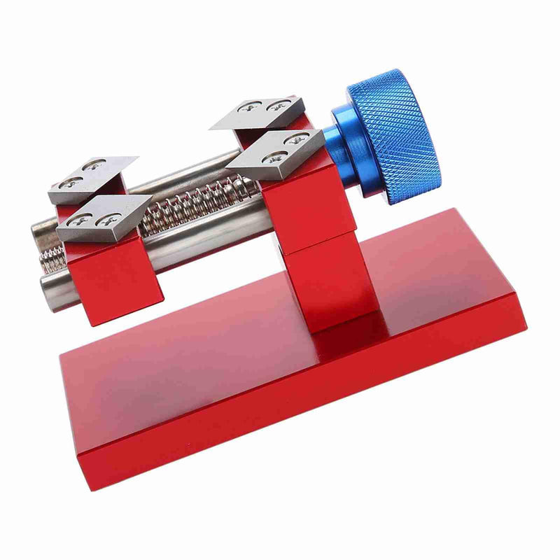 Watch Bezel Opener, Professional Watch Bezel Removal Tool Adjustable Workbench Back Case Opener Tool Watch Repair Maintenance Tool for the 38-40mm Diameter Watches Back Cover (Red) Red