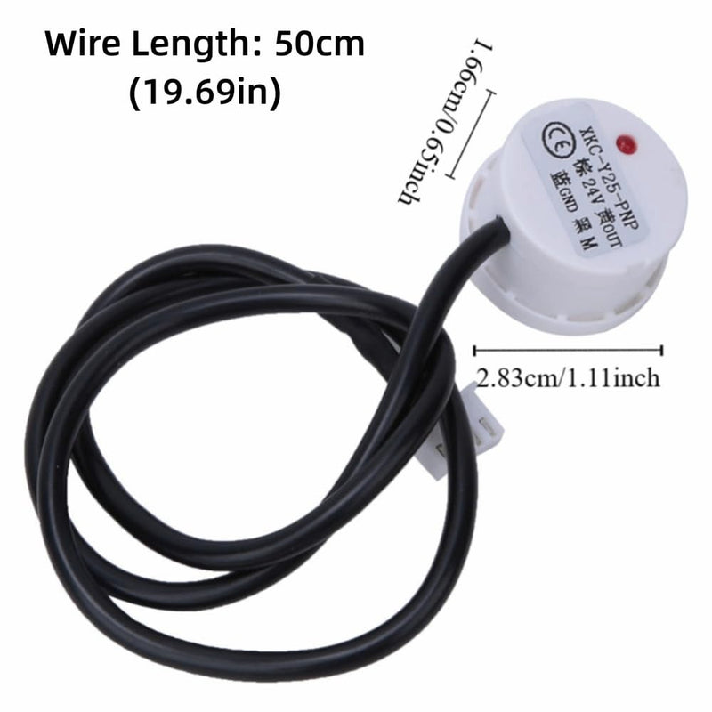 XKC Y25-PNP Liquid Level Sensor 24V – IP67 Capacitive Non-Touch Water Switch Detection with PNP Output Interface