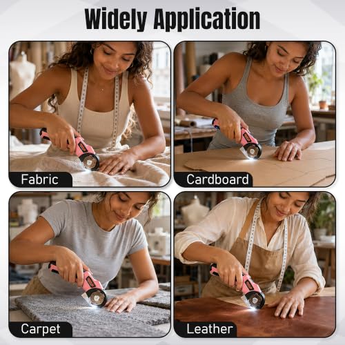 Cardboard Cutter Electric Scissor Rechargeable, 2600Mah Blue