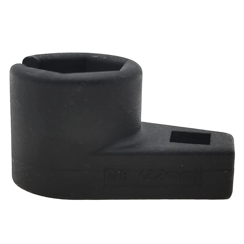 1 Pcs Offset Oxygen Sensor Socket 3/8-Inch Drive by 7/8-Inch 22mm Wire Gate Accesses Sensor from Side, Preventing Damage to Wires, Universal for Most Models of Cars Oxygen Sensor Offset Puller 1 pcs