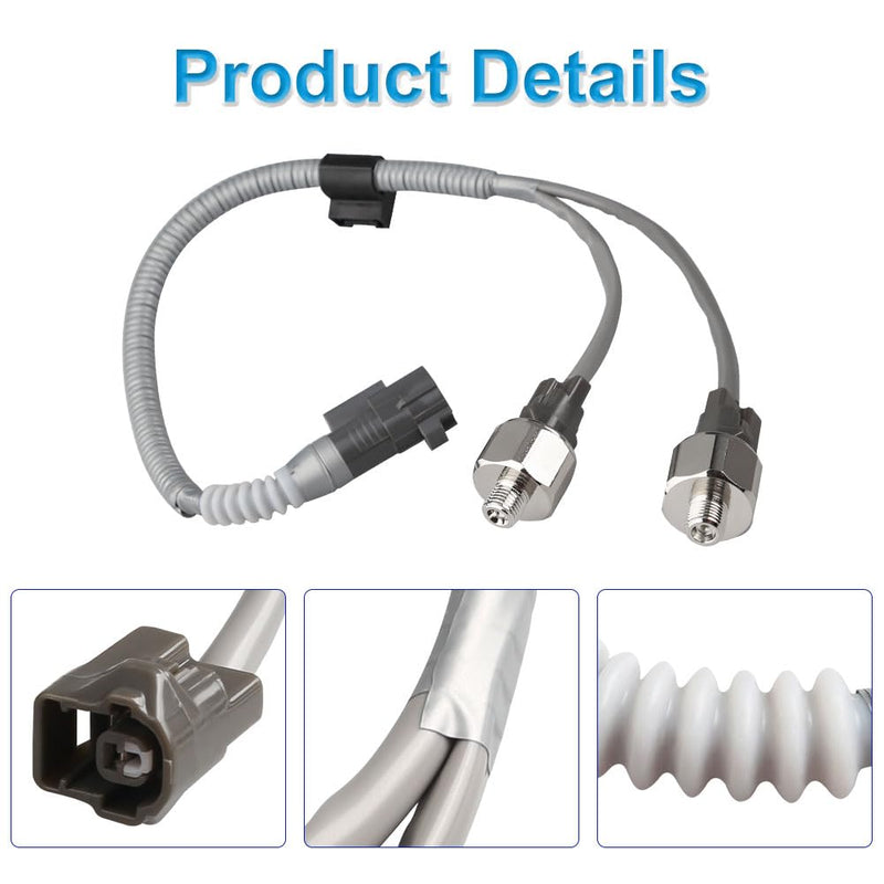 Compatible with 2 PCS 89615-12090 Knock Sensor with Wiring Harness Kit Toyota Highlander Camry Avalon Sienna 2001 2002 2003 2004, Lexus ES300 RX300 2000 2001 2002 2003 Knock Sensor