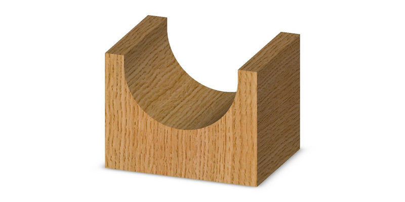 Whiteside Router Bits 1406 Round Nose Bit with 3/8-Inch Radius, 3/4-Inch Cutting Diameter and 7/16-Inch Cutting Length